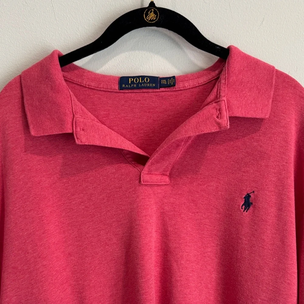 Polo by Ralph Lauren Men's Pink‎ Polo Shirt XXL TTG